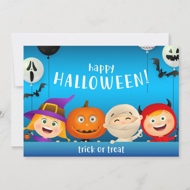 Happy Halloween Feiertagskarte (Vorderseite)