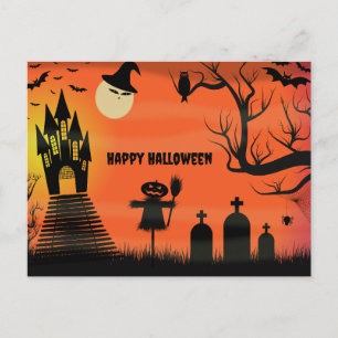 Happy Halloween Feiertagspostkarte