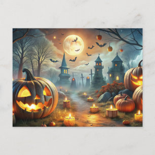 Happy Halloween Feiertagspostkarte