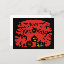 Happy Halloween Feiertagspostkarte