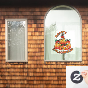 Happy Halloween Fensteraufkleber