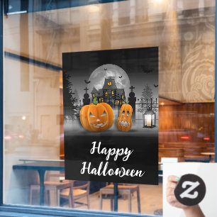Happy Halloween Fensteraufkleber