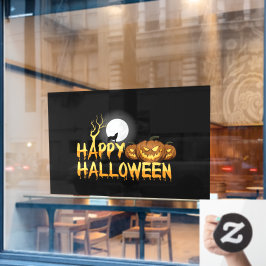 Happy Halloween Fensteraufkleber