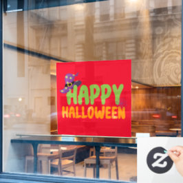 Happy Halloween Fensteraufkleber