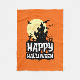 Happy Halloween Fleecedecke