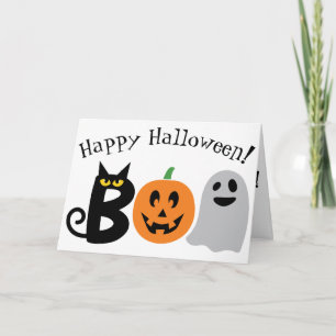 Happy Halloween! Folded Greeting Card Karte