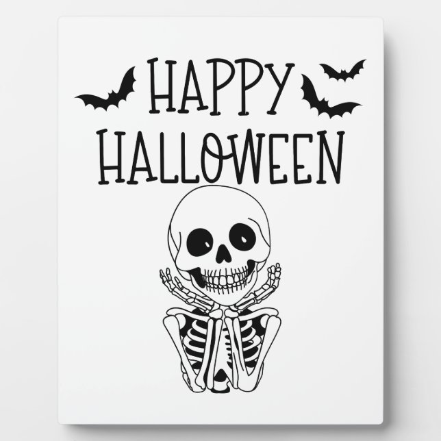 Happy Halloween Fotoplatte (Vorderseite)