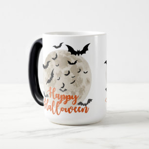 Happy Halloween Full Moon Verwandlungstasse