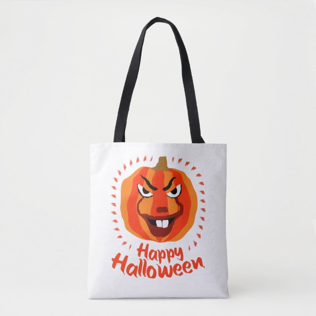 🎃 Happy Halloween - Funny, Beängstigend & Niedlic Tasche (Vorderseite)