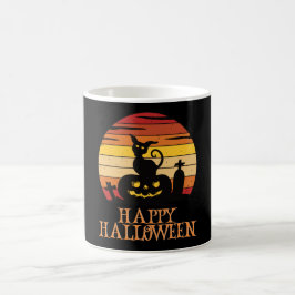 Happy Halloween Funny Creepy Character Kaffeetasse