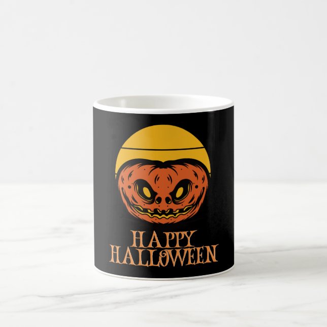 Happy Halloween Funny Creepy Character Kaffeetasse (Mittel)