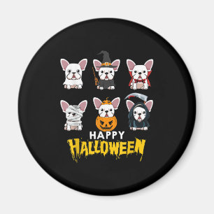 Happy Halloween Funny Dogs Kostüm Niedlicher Bulld Magnet