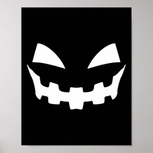 Happy Halloween Funny Monsters Pumpkin Spice Hexe Poster