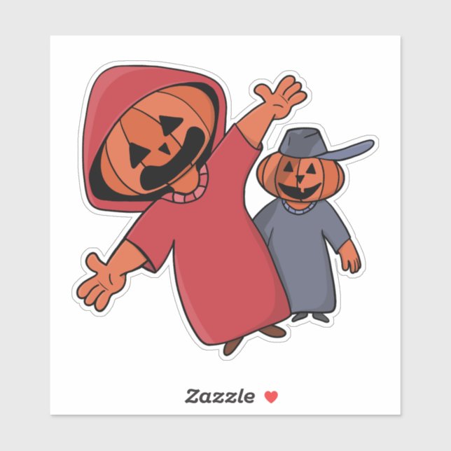 Happy Halloween für deine Freunde Aufkleber (Blatt)