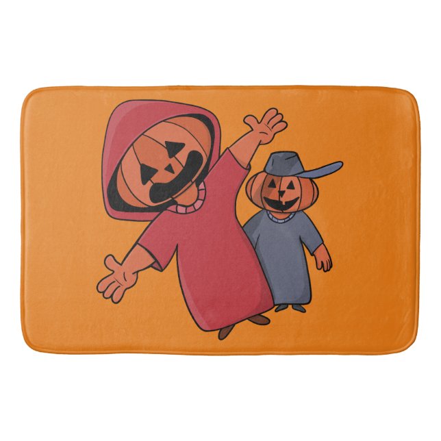 Happy Halloween für deine Freunde Badematte (Vorderseite)