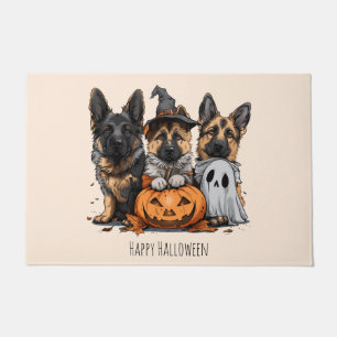 Happy Halloween German Shepherd Dogs Fußmatte