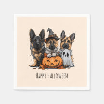 Happy Halloween German Shepherd Dogs