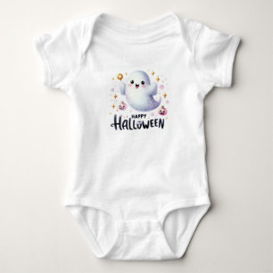 Happy Halloween Ghost Baby Strampler