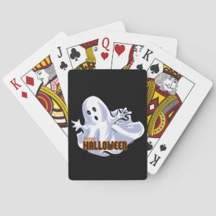 Happy Halloween Ghost Cartoon Spielkarten