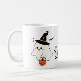 Happy Halloween Ghost Cats Kaffeetasse