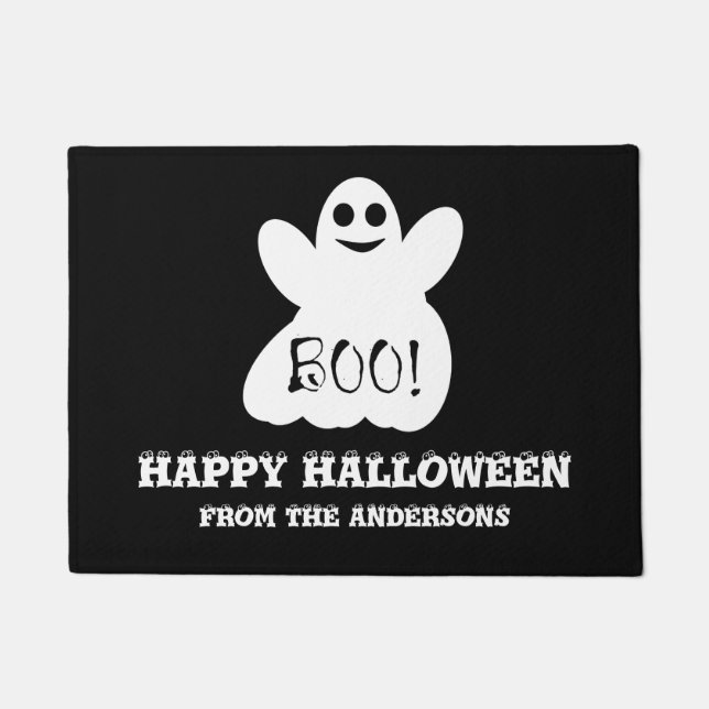 Happy Halloween Ghost Doormat Fußmatte (Vorderseite)