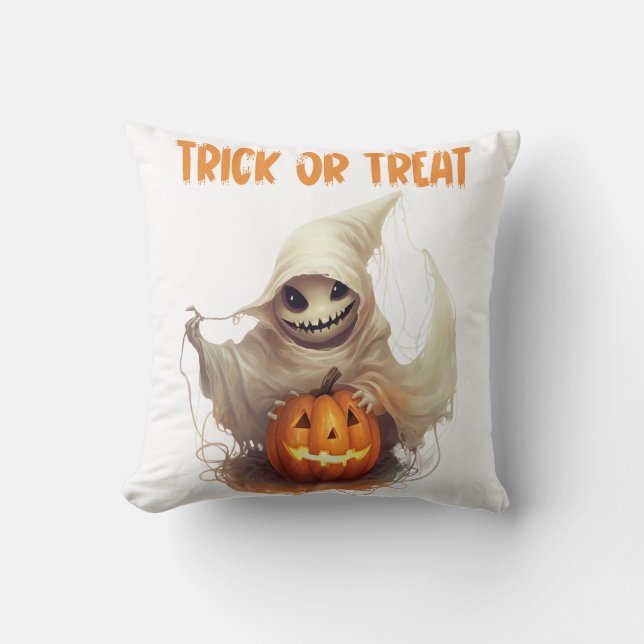 Happy Halloween Ghoul Kissen (Vorderseite)