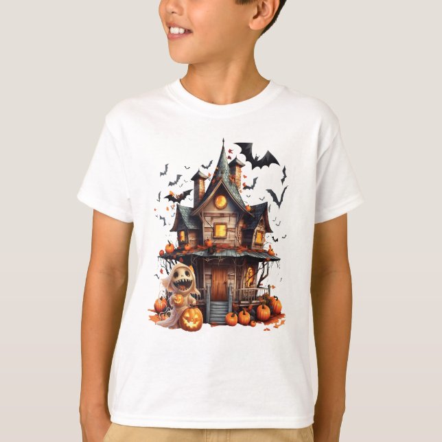 Happy Halloween Ghoul T-Shirt (Vorderseite)