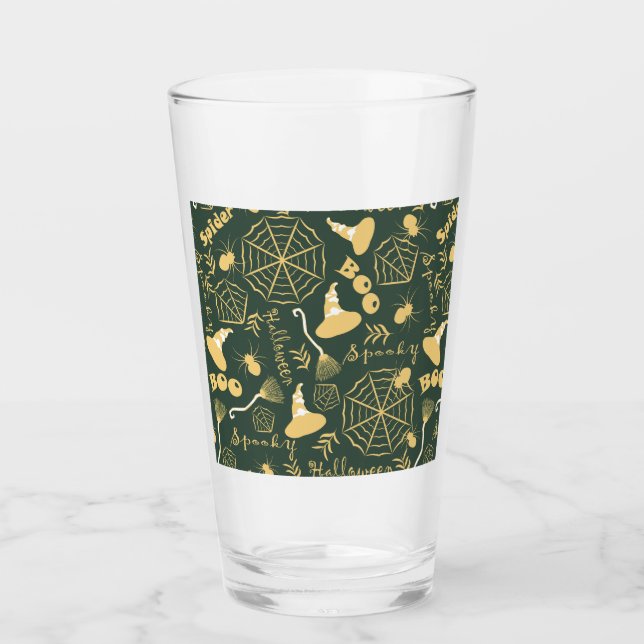 Happy Halloween Glas (Vorderseite)