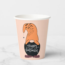 Happy Halloween Gnome Pappbecher