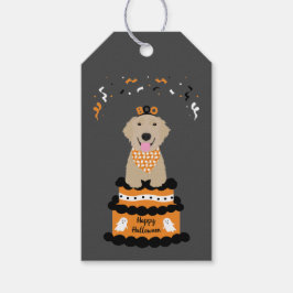 Happy Halloween Golden Retriever Spooky Ghost Boo Geschenkanhänger