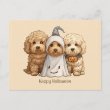 Happy Halloween Goldendoodle Hunde