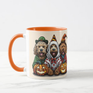 Happy Halloween Goldendoodle Hunde Tasse