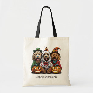 Happy Halloween Goldendoodle Hunde Tragetasche