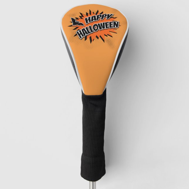 Happy Halloween Golf Headcover (Vorderseite)
