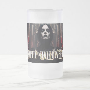 Happy Halloween - Gothic Dark Celebration Mattglas Bierglas