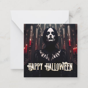 Happy Halloween - Gothic Dark Celebration Mitteilungskarte