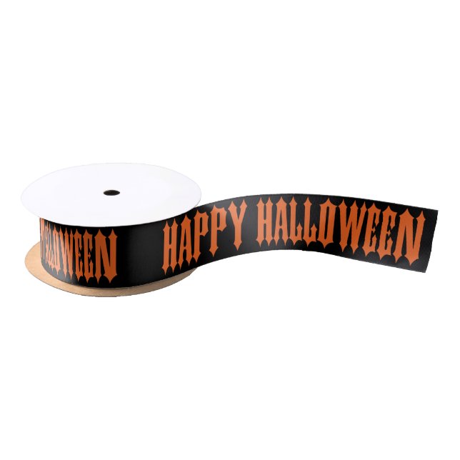 Happy Halloween ~ Gothic Satinband (Spule)