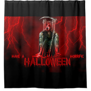 Happy halloween Grim Sensenmann Duschvorhang