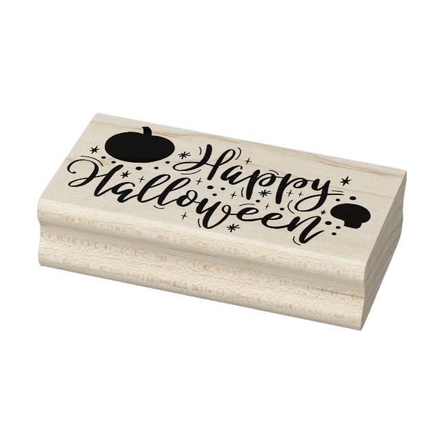 Happy Halloween Gummistempel (Stempel)