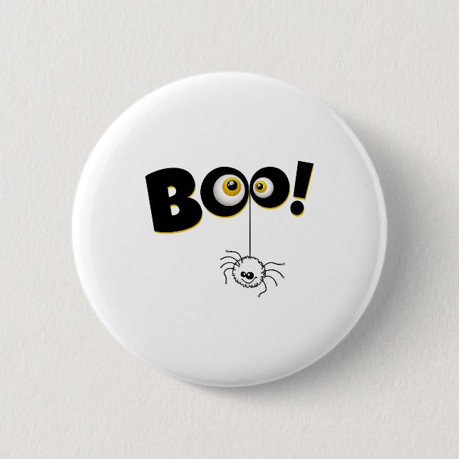 happy Halloween, Halloween party, funny Halloween  Button (Vorderseite)