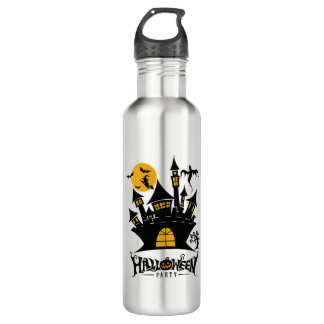 happy Halloween, Halloween party, funny Halloween Edelstahlflasche