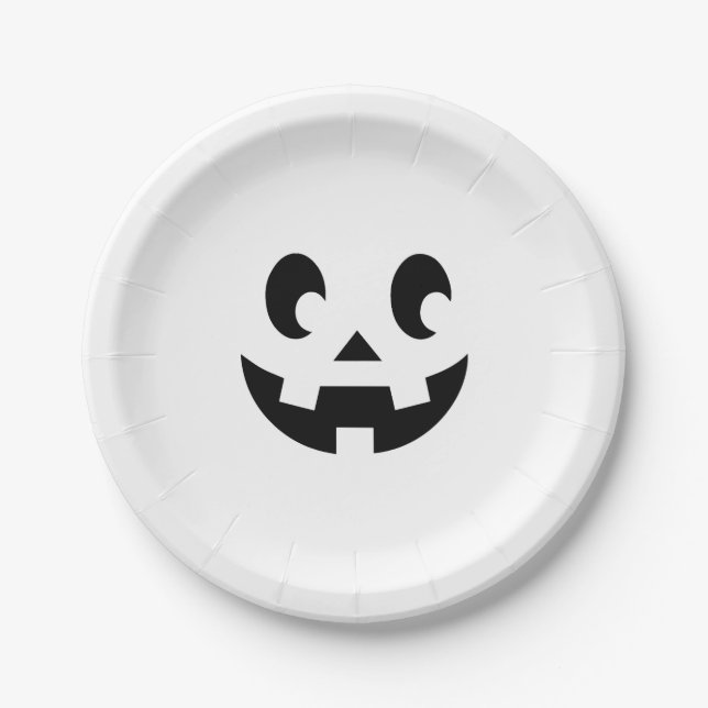 happy Halloween, Halloween party, funny Halloween  Pappteller (Vorderseite)