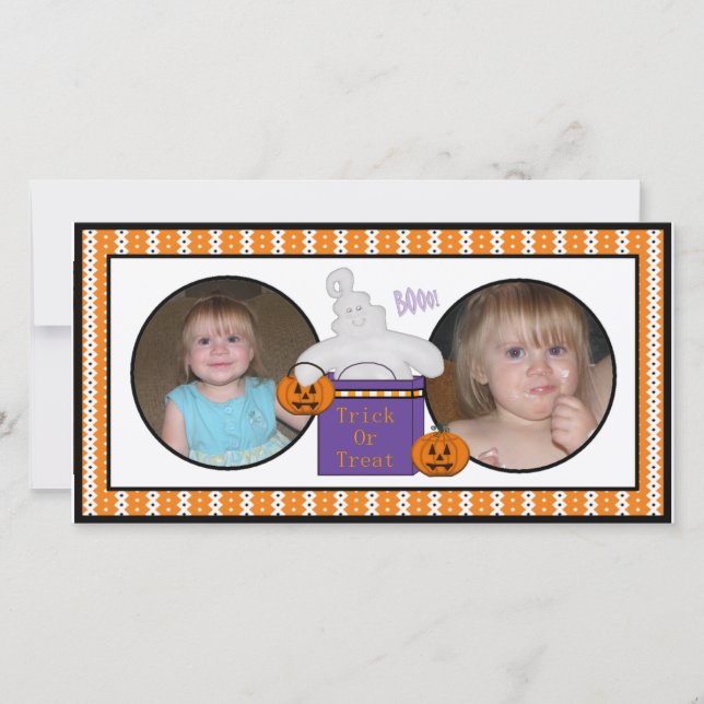 Happy Halloween Happy Cartes photos fantômes (Devant)