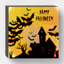 Happy Halloween Haunted House art