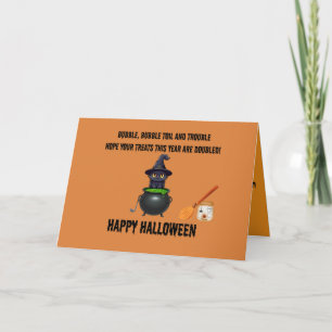 Happy Halloween Hexen Brew Greeting Card Karte