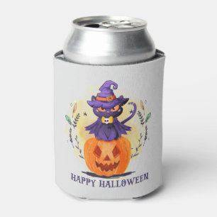 Happy Halloween - Hexenkatze Dosenkühler