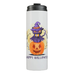 Happy Halloween - Hexenkatze Thermosbecher