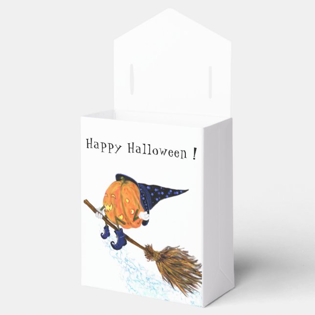 Happy Halloween Hexenkürbis - Funny Geschenkschachtel (Geöffnet)