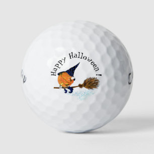 Happy Halloween Hexenkürbis - Funny Golfball
