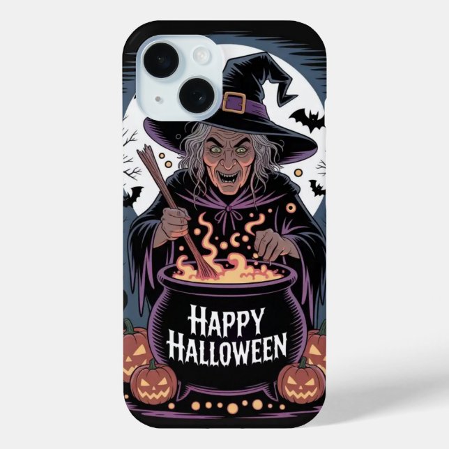 Happy Halloween Hexenkürbis iPhone / iPad Gehäuse Case-Mate iPhone Hülle (Rückseite)